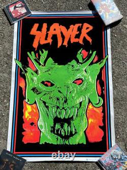 Slayer Root of all Evil Black Light Poster 1997 Rare Excellent Condition
