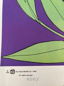 Smile vintage blacklight poster Cheshire Cat alice in wonderland vintage 1970s