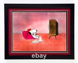 Snoopy Couch Potato Poster Framed