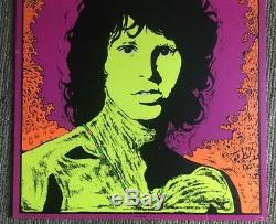 Soft Toucher Vintage Poster Jim Morrison Blacklight Pin-up The Doors Joe Roberts