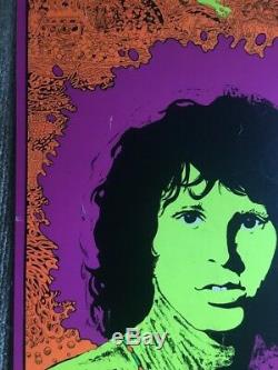Soft Toucher Vintage Poster Jim Morrison Blacklight Pin-up The Doors Joe Roberts