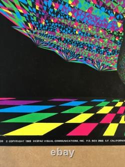 Soliloquy blacklight poster vintage original wespac Nancy Parker 1968