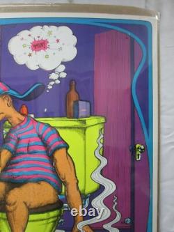 Sometimes Just Sits Stinks Blunt Black Light Vintage Poster 1972 Pot Cng606