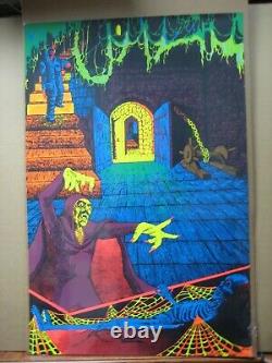 Sorcerer 1971 Black Light vintage Poster Large monsters Inv#G7232