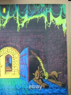 Sorcerer 1971 Black Light vintage Poster Large monsters Inv#G7232