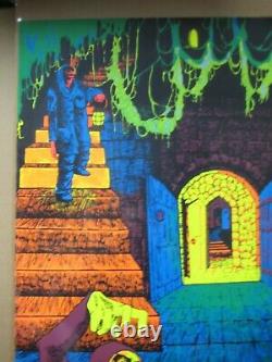 Sorcerer 1971 Black Light vintage Poster Large monsters Inv#G7232