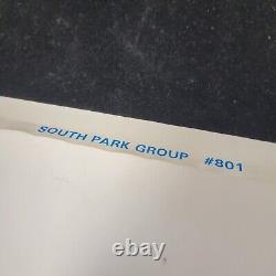 South Park Group Black Light Poster 23x35 S/S Fuzzy Flocked Cartman Vintage Rare
