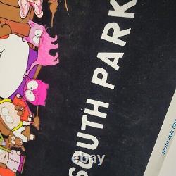 South Park Group Black Light Poster 23x35 S/S Fuzzy Flocked Cartman Vintage Rare