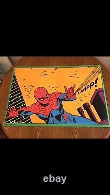 Spiderman The Third Eye Blacklight Poster #4016. 1971 Marvel Poster Spider-man