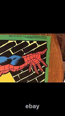 Spiderman The Third Eye Blacklight Poster #4016. 1971 Marvel Poster Spider-man