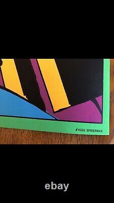 Spiderman The Third Eye Blacklight Poster #4016. 1971 Marvel Poster Spider-man