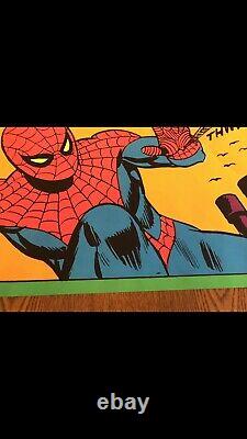 Spiderman The Third Eye Blacklight Poster #4016. 1971 Marvel Poster Spider-man