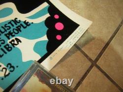 Spirit Of Aquarius Blacklight Poster 1976 Vintage Funky Pretty Afro Girl Velvet