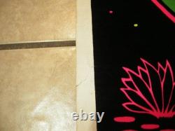 Spirit Of Aquarius Blacklight Poster 1976 Vintage Funky Pretty Afro Girl Velvet