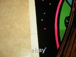 Spirit Of Aquarius Blacklight Poster 1976 Vintage Funky Pretty Afro Girl Velvet