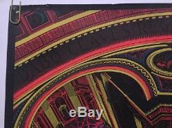 St. Peter's Basilica Vintage Blacklight Poster Retro Psychedelic 1960's Pin-up