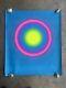 Sun Burst Black Light Poster Vintage1969 Peace Psychedelic C2558