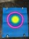 Sun Burst Black Light Poster Vintage1969 Peace Psychedelic C2877
