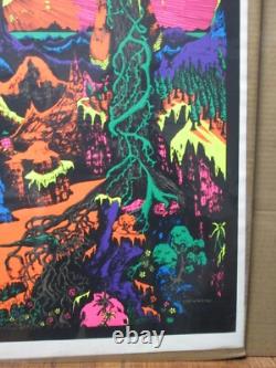 Sunrise Lost Horizons black light Poster 1969 A Mattila 19531