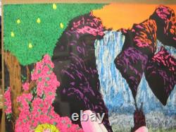 Super Eden Vintage black light Poster Vintage 1971 Garden Psychedelic 14137