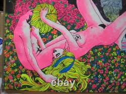Super Eden Vintage black light Poster Vintage 1971 Garden Psychedelic 14137