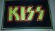 Super Rare Kiss Original Logo Blacklight Poster! Mego Metallica Rush Tour