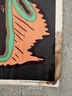 Super Rare Viva Zapata Vintage Black Light Poster One Stop Posters Los Angeles