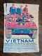 Support Our Boys In Vietnam Vintage Blacklight Poster 1960s Ripped 24x34