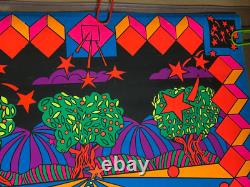 TERRESTIAL GARDEN VINTAGE 1971 BLACKLIGHT POSTER By THE THIRD EYE -NICE! #650