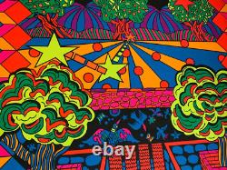TERRESTIAL GARDEN VINTAGE 1971 BLACKLIGHT POSTER By THE THIRD EYE -NICE! #650