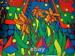TERRESTIAL GARDEN VINTAGE 1971 BLACKLIGHT POSTER By THE THIRD EYE -NICE! #650