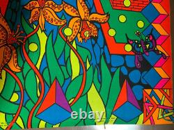 TERRESTIAL GARDEN VINTAGE 1971 BLACKLIGHT POSTER By THE THIRD EYE -NICE! #650