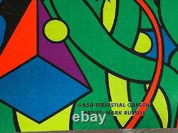 TERRESTIAL GARDEN VINTAGE 1971 BLACKLIGHT POSTER By THE THIRD EYE -NICE! #650