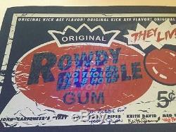 THEY LIVE Secret Poster Print-#4/40-Piper/David/Foster JSA SIGNED-with Blacklight