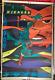 The Black Avenger Vintage 1973 Super Hero Blacklight Poster By Joker -nice