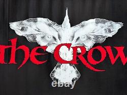 THE CROW Movie Logo Vintage Poster Blacklight Flocked 1994 Brandon Lee