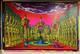 The Garden Vintage 1970 Blacklight Poster Sunset Marketing By Dick Dagres -nice