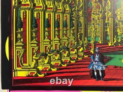 THE GARDEN VINTAGE 1970 BLACKLIGHT POSTER SUNSET MARKETING By Dick Dagres -NICE