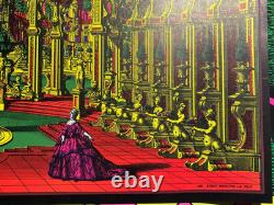 THE GARDEN VINTAGE 1970 BLACKLIGHT POSTER SUNSET MARKETING By Dick Dagres -NICE