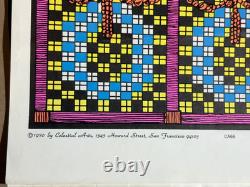 THE OCCULT VINTAGE 1970 BLACKLIGHT CELESTIAL ARTS POSTER By VINCENT NAPOLI