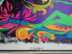 THE PHOENIX 1970's VINTAGE HEADSHOP BLACKLIGHT POSTER By M RAMOS -NICE