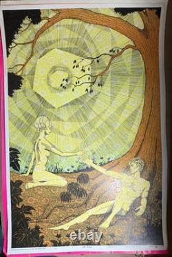 THE TOUCH VINTAGE 1969 HEADSHOP BLACKLIGHT POSTER By CELESTIAL ARTS -NICE