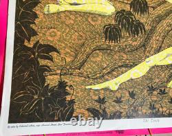 THE TOUCH VINTAGE 1969 HEADSHOP BLACKLIGHT POSTER By CELESTIAL ARTS -NICE