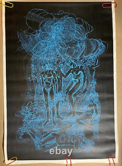 THE TRIP VINTAGE 1969 HEADSHOP BLACKLIGHT POSTER By San Francisco Poster Company