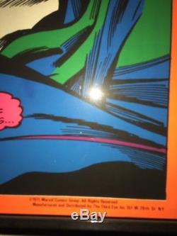 THOR ASTRAL VINTAGE Marvel THIRD EYE BLACK LIGHT Poster Beautiful 1971