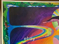 TIGER MAN VINTAGE 1970 GROOVY HEADSHOP BLACKLIGHT POSTER By SUNSET MARKETING