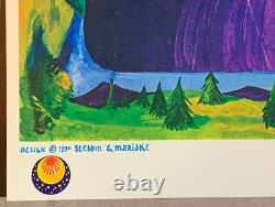 TIGER MAN VINTAGE 1970 GROOVY HEADSHOP BLACKLIGHT POSTER By SUNSET MARKETING