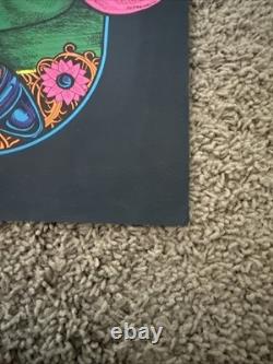 TIME OUT IN TIME VINTAGE 1971 PSYCHEDELIC BLACKLIGHT POSTER By Petagno -NICE