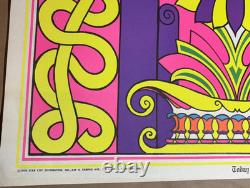 TODAY IS THE FIRST DAY VINTAGE 1970 BLACKLIGHT HEADSHOP POSTER By STAR CITY