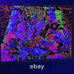 TOMBS OF THE BLIND DEAD MARVEL THIRD EYE Black Light Horror Movie Poster MONDO TOMBS OF THE BLIND DEAD MARVEL THIRD EYE Black Light Horror Movie Poster MONDO